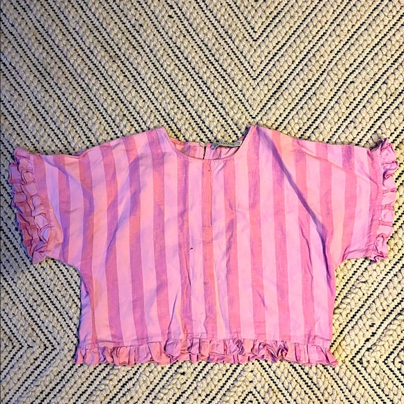Zara pink loose crop top size small. - Picture 1 of 2